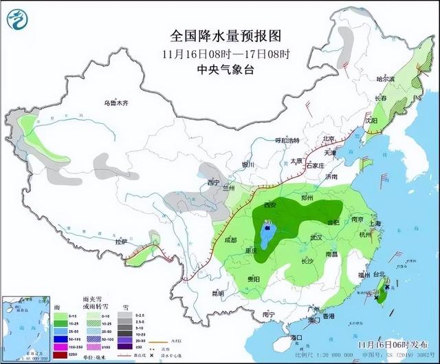 冷冷冷！大风＋降温都来了！全国冰冻线进程图出炉，这些地方雨雪天气持续在线